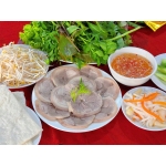 Bánh Tráng Phơi Sương Cuốn Thịt Luộc - Thịt Bắp 