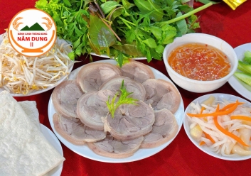 Bánh Tráng Phơi Sương Cuốn Thịt Luộc - Thịt Bắp 